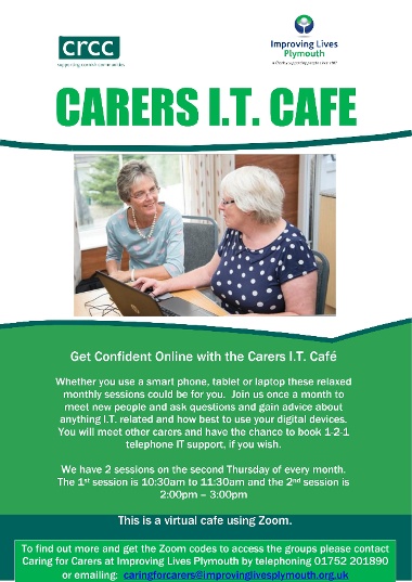 Carers IT Cafe Poster