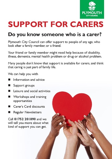 Support for Carers Promotional Leaflet English Version