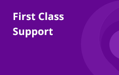 First Class Support Banner