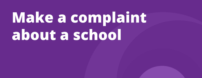 Make A School Complaint Panel