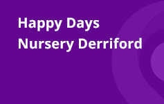 Happy Days Nursery Derriford Banner