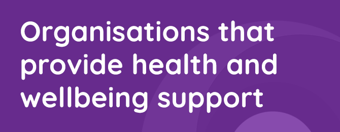 Organisations That Provide Health Support Panel