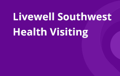 Livewell Southwest Health Visiting Banner