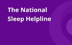 The National Sleep Helpline Banner